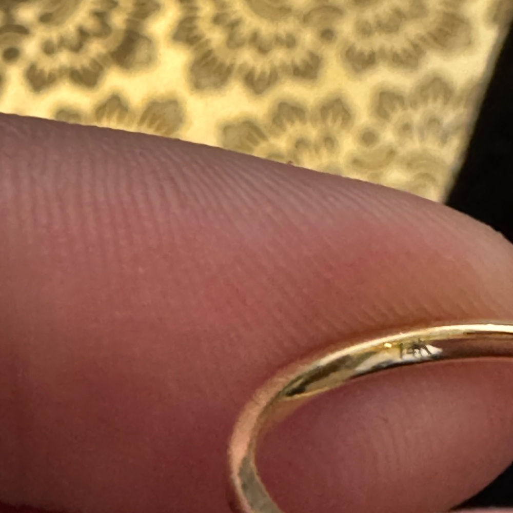 Ring Concierge Row Stackable Ring 14k Yellow Gold… - image 6